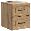 Væghængt Natbord med skuffe 2 pcs Artisan-eg 34,5 x 33 x 40 cm