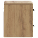 Væghængt Natbord med skuffe 2 pcs Artisan-eg 34,5 x 33 x 40 cm