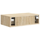 Væghængt Sideskab Sonoma-eg 59 x 34,5 x 17 cm Konstrueret træ