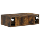 Væghængt Sideskab Røget eg 59 x 34,5 x 17 cm Konstrueret træ