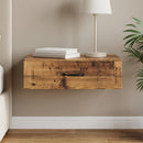 Væghængt Sideskab Gammelt træ 59 x 34,5 x 17 cm Konstrueret træ