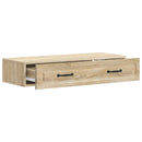 Væghængt Sideskab Sonoma-eg 87,5 x 34,5 x 17 cm Konstrueret træ