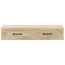Væghængt Sideskab Sonoma-eg 87,5 x 34,5 x 17 cm Konstrueret træ
