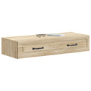 Væghængt Sideskab Sonoma-eg 87,5 x 34,5 x 17 cm Konstrueret træ