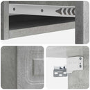 Væghængt Sideskab Betongrå 87,5 x 34,5 x 17 cm Konstrueret træ