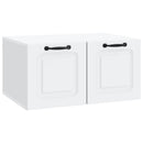Væghængt TV-skab Hvid 59,5 x 41 x 30 cm Konstrueret træ