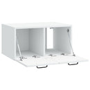 Væghængt TV-skab Hvid 59,5 x 41 x 30 cm Konstrueret træ