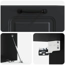 Væghængt TV-skab Sort 59,5 x 41 x 30 cm Konstrueret træ