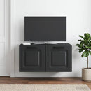 Væghængt TV-skab Sort 59,5 x 41 x 30 cm Konstrueret træ