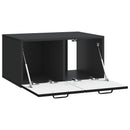 Væghængt TV-skab Sort 59,5 x 41 x 30 cm Konstrueret træ