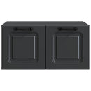Væghængt TV-skab Sort 59,5 x 41 x 30 cm Konstrueret træ