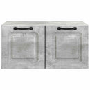 Væghængt TV-skab Betongrå 59,5 x 41 x 30 cm Konstrueret træ