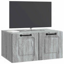 Væghængt TV-skab Vægmonteret Grå sonoma-eg 59,5 x 41 x 30 cm