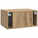 Væghængt TV-skab Artisan-eg 59,5 x 41 x 30 cm Konstrueret træ