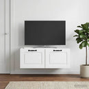 Væghængt TV-skab Hvid 78,5 x 41 x 30 cm Konstrueret træ