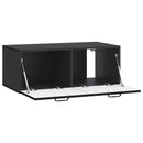 Væghængt TV-skab Sort 78,5 x 41 x 30 cm Konstrueret træ