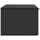 Væghængt TV-skab Sort 78,5 x 41 x 30 cm Konstrueret træ