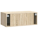 Væghængt TV-skab Sonoma-eg 78,5 x 41 x 30 cm Konstrueret træ