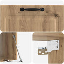Væghængt TV-skab Artisan-eg 78,5 x 41 x 30 cm Konstrueret træ