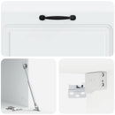Væghængt TV-skab Hvid 98 x 41 x 30 cm Konstrueret træ