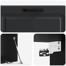 Væghængt TV-skab Sort 98 x 41 x 30 cm Konstrueret træ