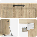 Væghængt TV-skab Sonoma-eg 98 x 41 x 30 cm Konstrueret træ