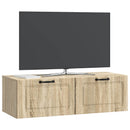 Væghængt TV-skab Sonoma-eg 98 x 41 x 30 cm Konstrueret træ