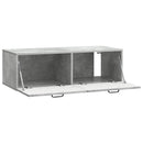 Væghængt TV-skab Betongrå 98 x 41 x 30 cm Konstrueret træ