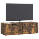 Væghængt TV-skab Røget eg 98 x 41 x 30 cm Konstrueret træ