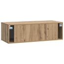 Væghængt TV-skab Artisan-eg 98 x 41 x 30 cm Konstrueret træ