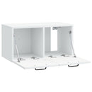 Væghængt TV-skab Hvid 59,5 x 31 x 30 cm Konstrueret træ