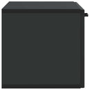 Væghængt TV-skab Sort 59,5 x 31 x 30 cm Konstrueret træ