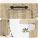Væghængt TV-skab Sonoma-eg 59,5 x 31 x 30 cm Konstrueret træ