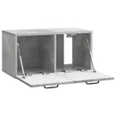 Væghængt TV-skab Betongrå 59,5 x 31 x 30 cm Konstrueret træ