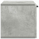Væghængt TV-skab Betongrå 59,5 x 31 x 30 cm Konstrueret træ