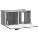 Væghængt TV-skab Vægmonteret Grå sonoma-eg 59,5 x 31 x 30 cm
