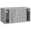 Væghængt TV-skab Vægmonteret Grå sonoma-eg 59,5 x 31 x 30 cm