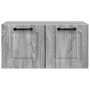Væghængt TV-skab Vægmonteret Grå sonoma-eg 59,5 x 31 x 30 cm