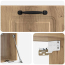 Væghængt TV-skab Artisan-eg 59,5 x 31 x 30 cm Konstrueret træ