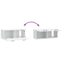 Væghængt TV-skab Hvid 78,5 x 31 x 30 cm Konstrueret træ