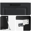 Væghængt TV-skab Sort 78,5 x 31 x 30 cm Konstrueret træ