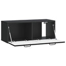 Væghængt TV-skab Sort 78,5 x 31 x 30 cm Konstrueret træ