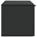 Væghængt TV-skab Sort 78,5 x 31 x 30 cm Konstrueret træ