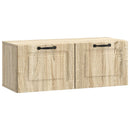 Væghængt TV-skab Sonoma-eg 78,5 x 31 x 30 cm Konstrueret træ
