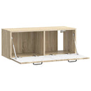 Væghængt TV-skab Sonoma-eg 78,5 x 31 x 30 cm Konstrueret træ