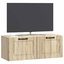 Væghængt TV-skab Sonoma-eg 78,5 x 31 x 30 cm Konstrueret træ