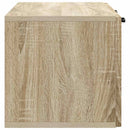 Væghængt TV-skab Sonoma-eg 78,5 x 31 x 30 cm Konstrueret træ