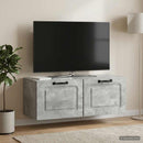 Væghængt TV-skab Betongrå 78,5 x 31 x 30 cm Konstrueret træ
