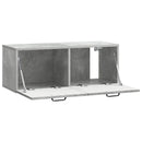 Væghængt TV-skab Betongrå 78,5 x 31 x 30 cm Konstrueret træ