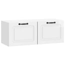Væghængt TV-skab Vægmonteret Hvid højglans 78,5 x 31 x 30 cm